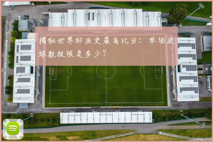 揭秘世界杯历史最高比分：单场进球数极限是多少？